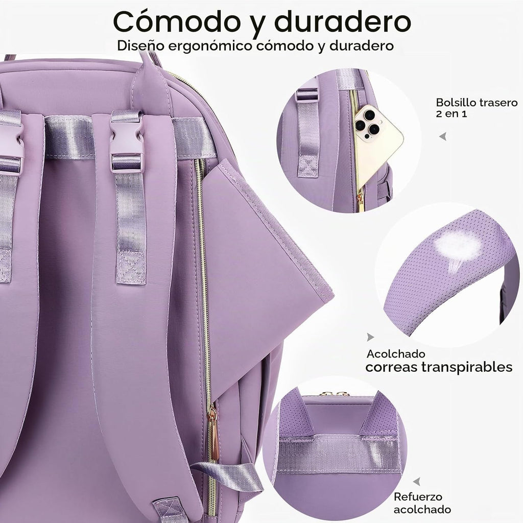 AIJIEKE Mochila para pañales, Mochila para pañales multifuncional g...