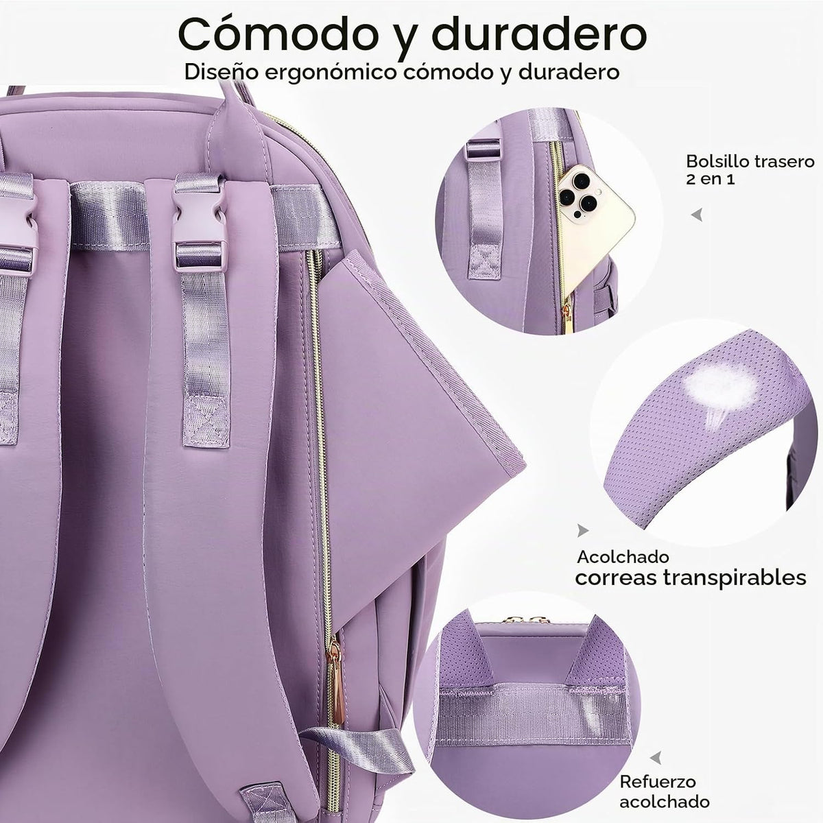 AIJIEKE Mochila para pañales, Mochila para pañales multifuncional g...