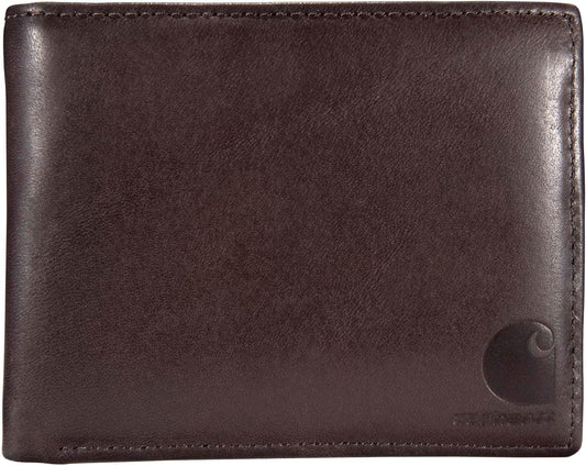 Carhartt Cartera de cuero marrón claro aceite | Cartera para hombre...