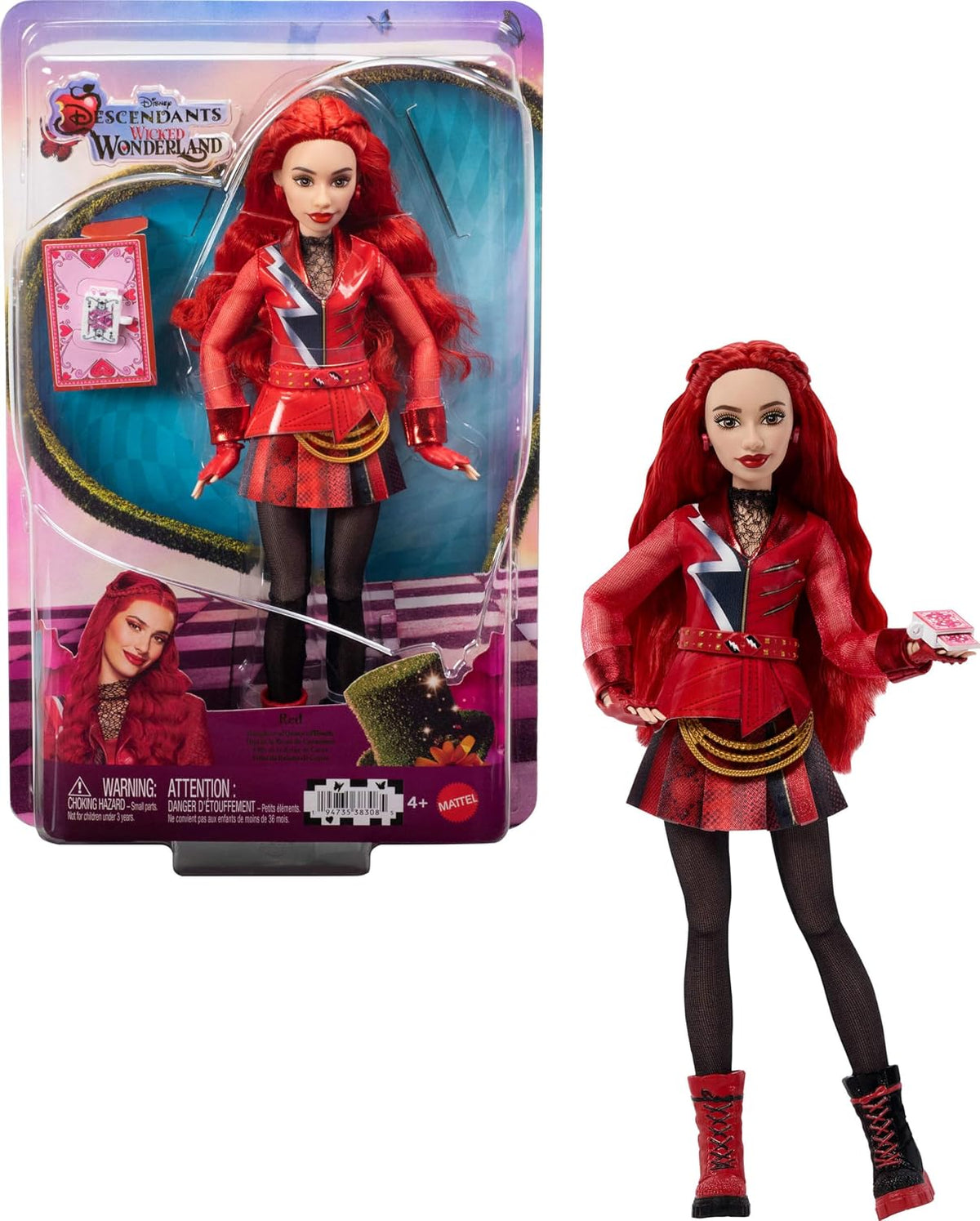 Mattel Disney Descendants: Wicked Wonderland, muñeca roja, hija de...