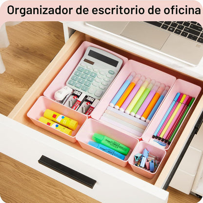 Vtopmart - Juego de 25 organizadores de cajones de plástico, 4 tama...