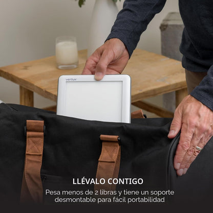Verilux HappyLight Lucent - Lámpara de terapia de luz de un solo to...