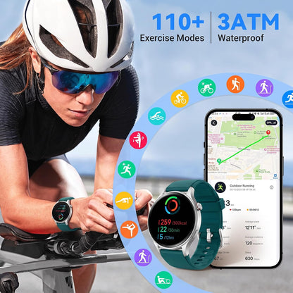 Fitpolo Reloj inteligente para hombres y mujeres, rastreador de act...