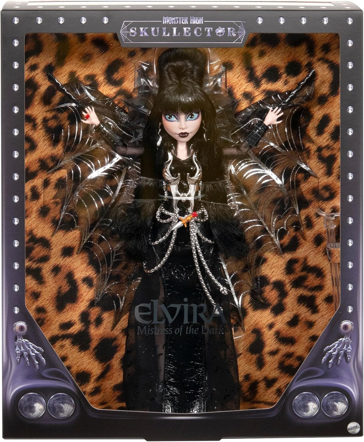 Monster High Skullector Elvira, amante de la muñeca oscura | Elvira...