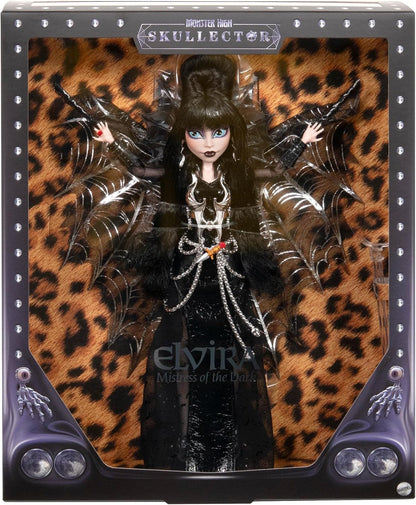 Monster High Skullector Elvira, amante de la muñeca oscura | Elvira...