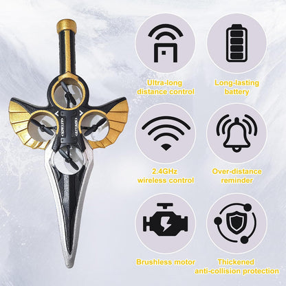 Virellia Flying Sword - Avión de control de gestos para niños y adu...
