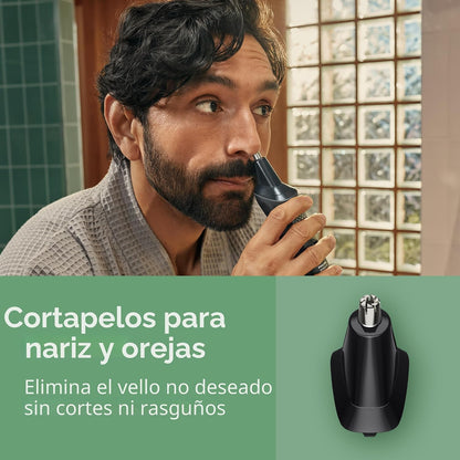 Recortadora Philips Norelco All-in-One 3000 13 en 1, rostro y cabel...