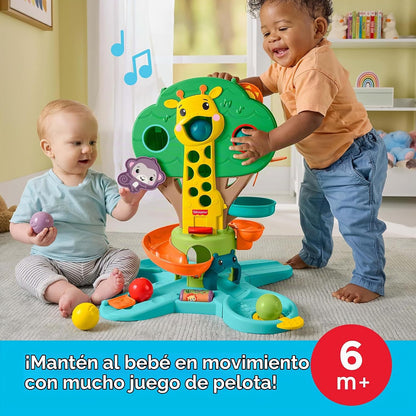 Fisher-Price Juguete de actividad musical de árbol de la selva sent...