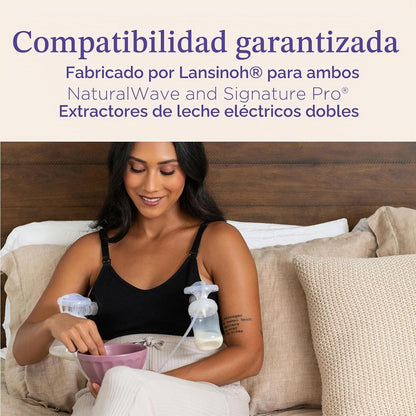 Lansinoh Juego de bombeo extra para extractores de leche NaturalWav...