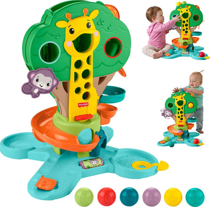 Fisher-Price Juguete de actividad musical de árbol de la selva sent...
