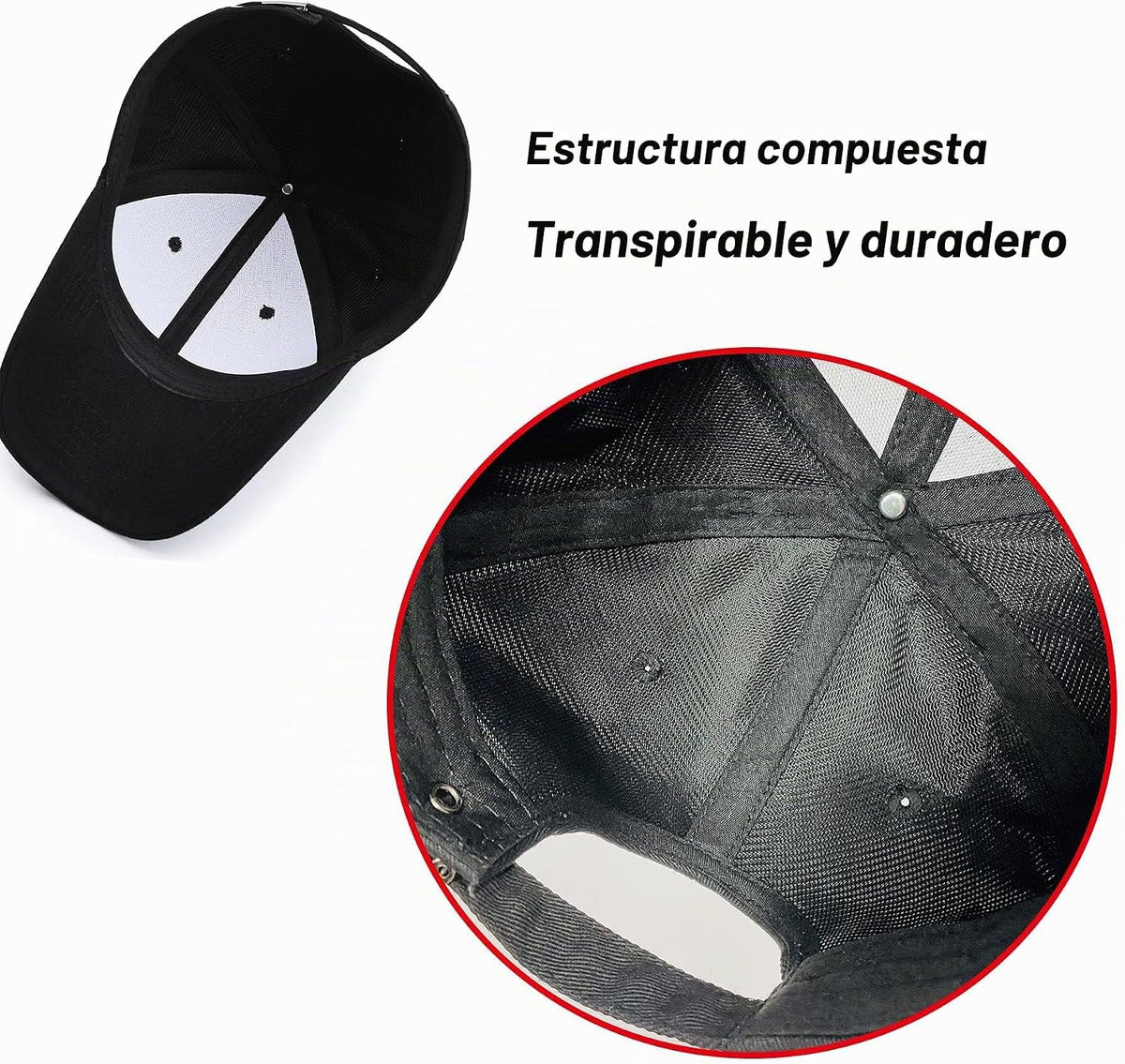 PFFY 2 paquetes de gorra de béisbol Golf Dad Hat para hombres y muj...