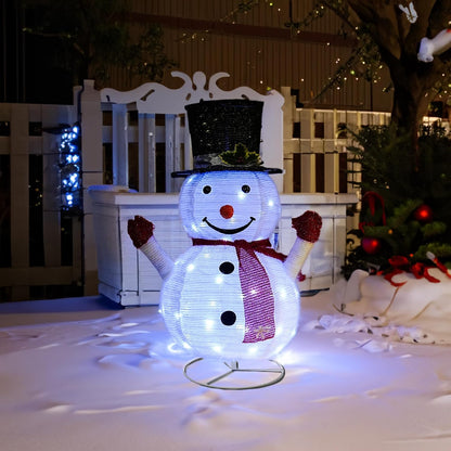 Dazzle Bright - Muñeco de nieve de Navidad, muñeco de nieve plegabl...