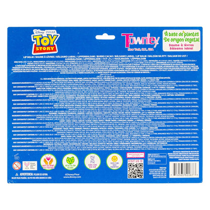 Toy Story - Juego de bálsamo labial, 10 piezas con adornos 3D extra...