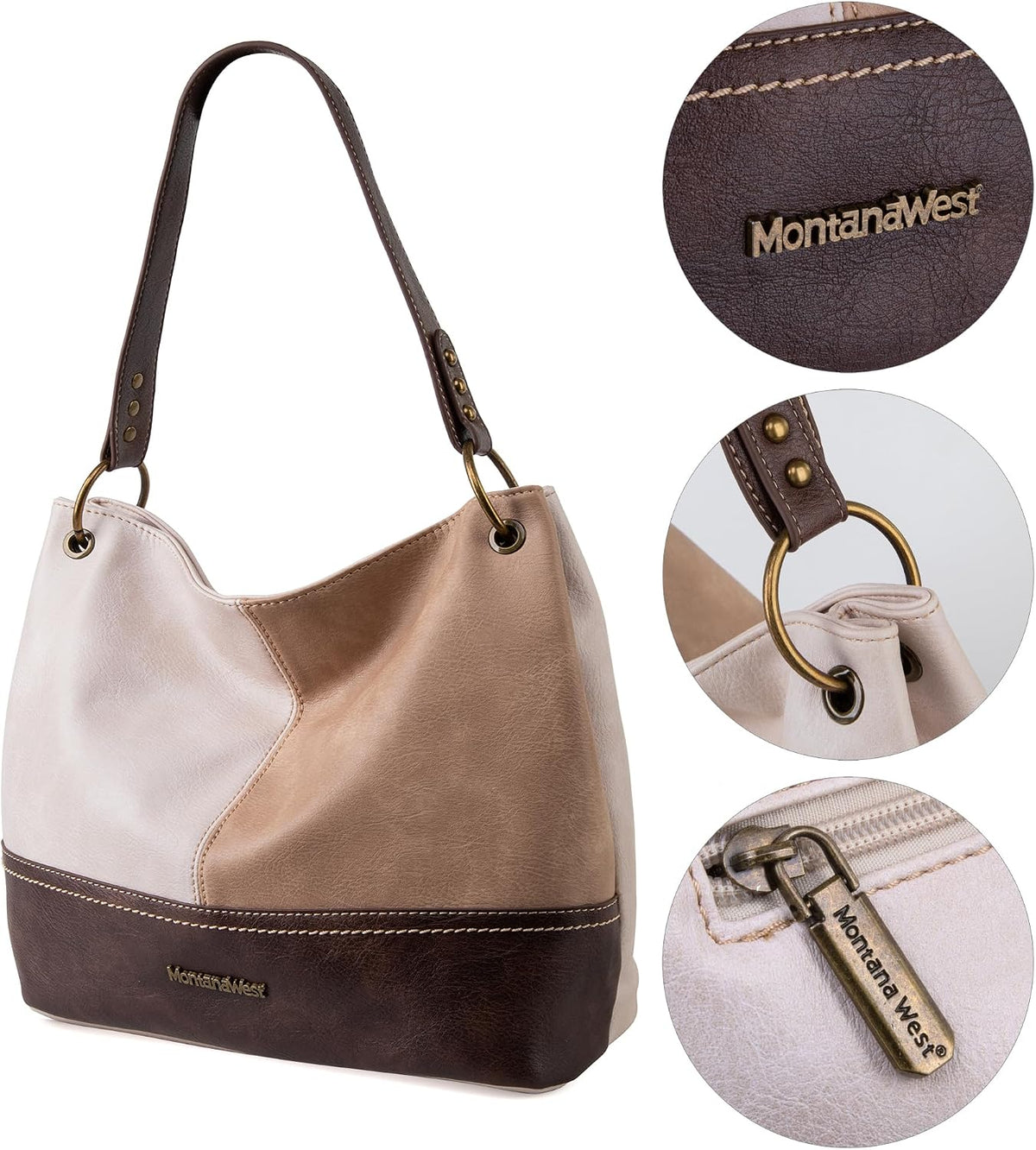 Carteras para mujer, bolsos hobo para mujer, bolso de hombro holgad...