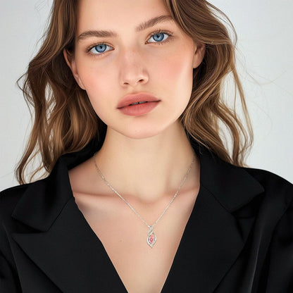 FANCIME Collar de piedra natal para mujer, regalo de cumpleaños par...