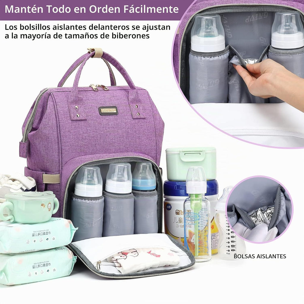 GAIVP Mochila para pañales, bolsas de pañales para bebés, niñas y n...