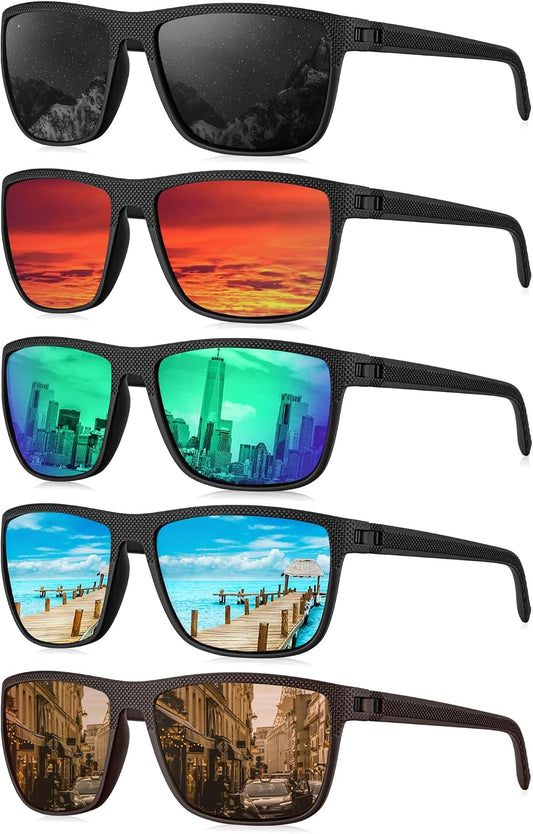 KALIYADI Gafas de sol polarizadas para hombre, gafas de sol clásica...