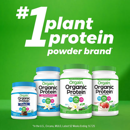 Orgain Proteína en polvo vegana orgánica de 0.74 oz, dulce de choco...