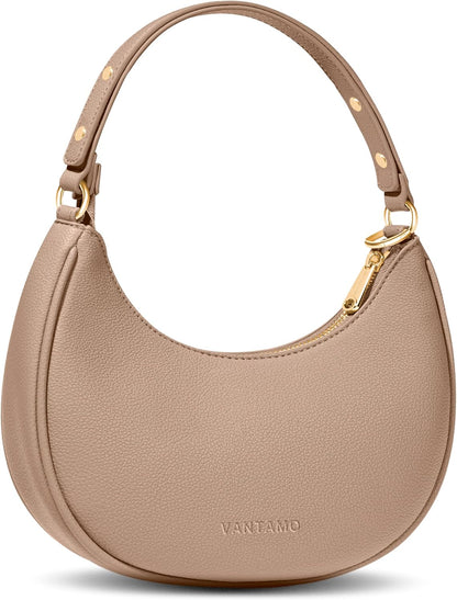 Bolsos Vantamo para mujer con forma de media luna con protección RF...