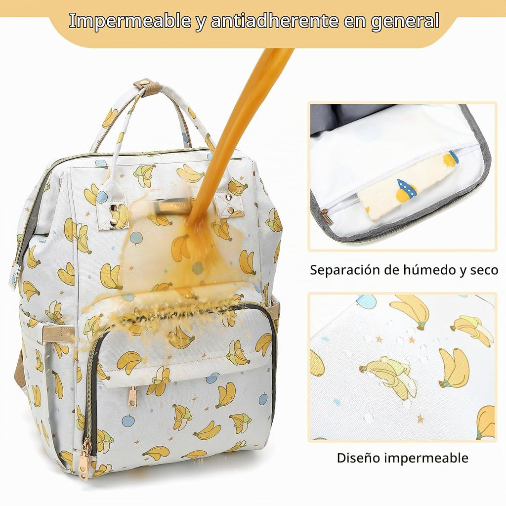 GAIVP Mochila para pañales, bolsas de pañales para bebés, niñas y n...