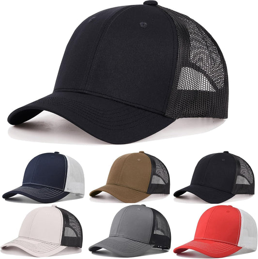 Paquete de 6 gorras de béisbol unisex de algodón lavado vintage, su...