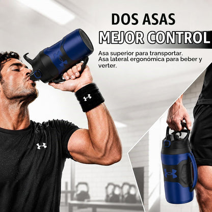 Under Armour Botella de agua aislada con asa y gancho para cerca, j...