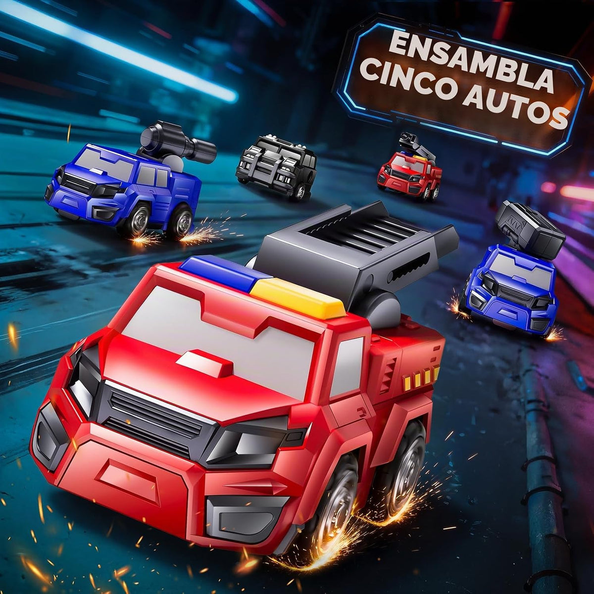 Transform Robot Toys para niños de 4 a 6 años, juguete de construcc...