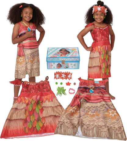 Disney Princess Dress Up Moana Trunk - Juego de isla de 11 piezas 4...