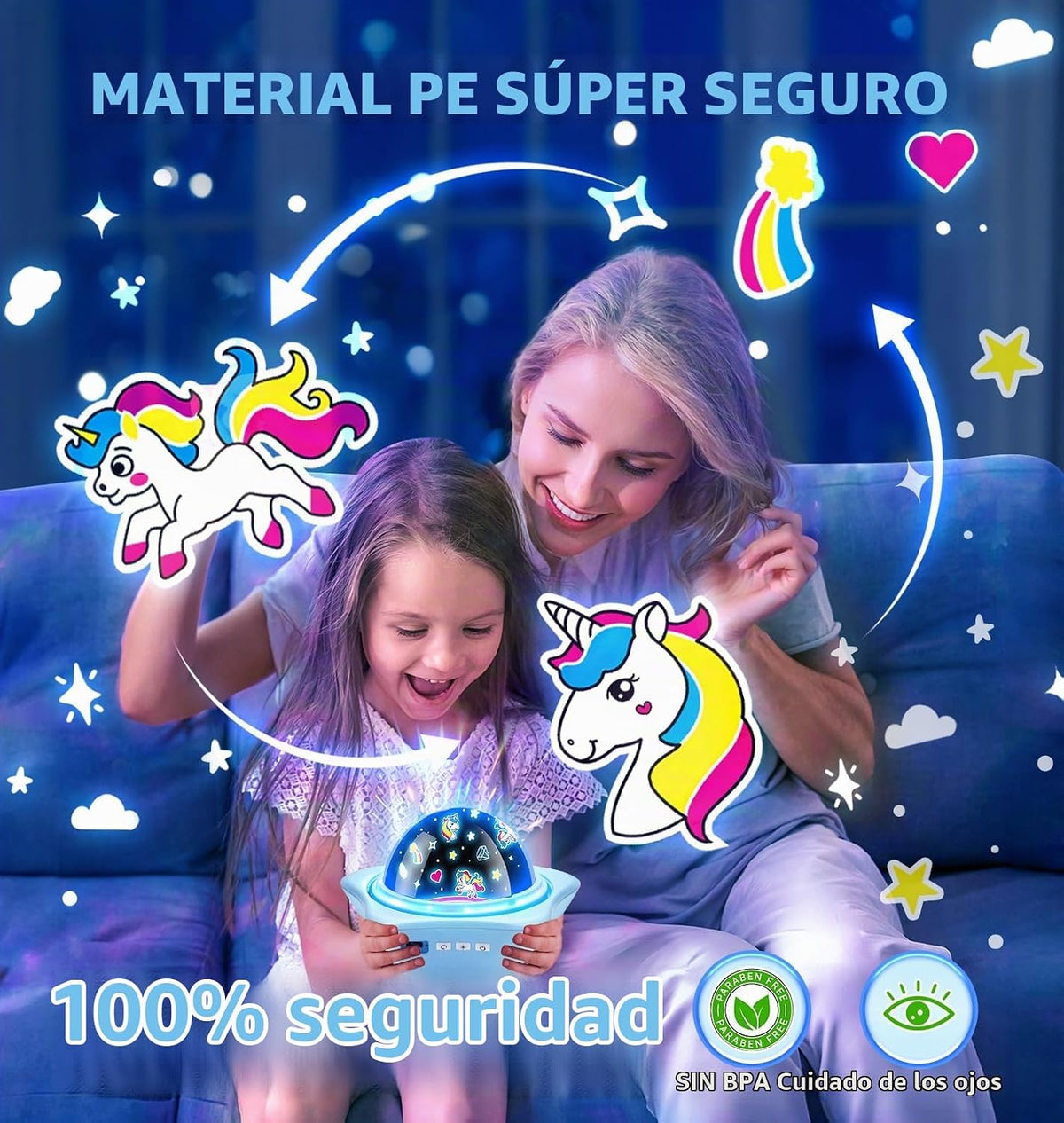 Onefire Proyector de Estrellas Juguetes Luminosos, Estrellas que Br...