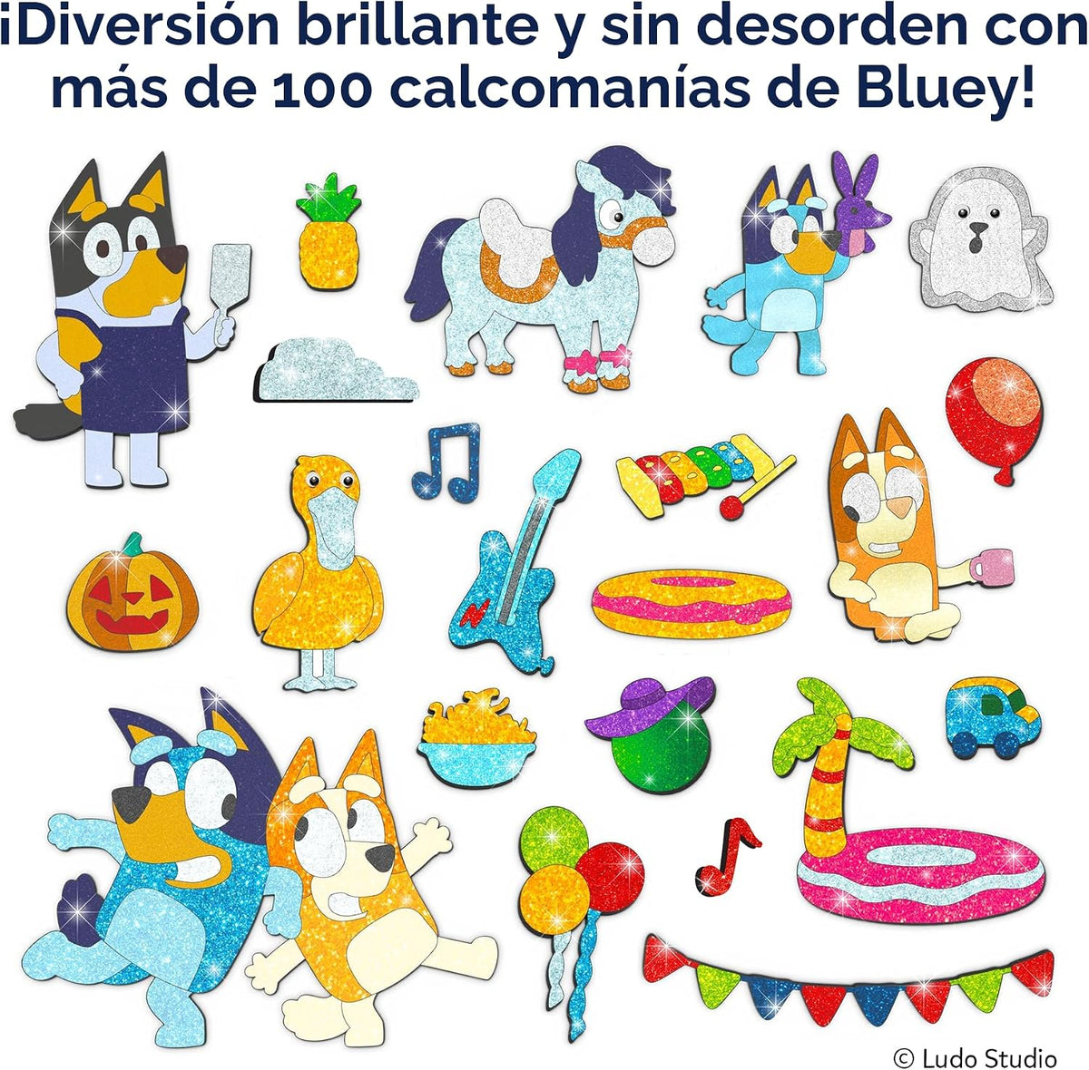 Skillmatics Foil Fun Bluey, actividad artística y artesanal, regalo...