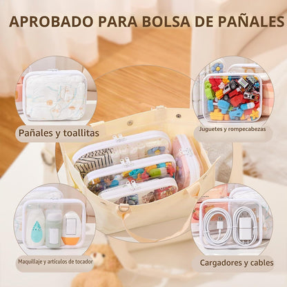 WELPIRT Bolsas organizadoras de bolsas de pañales de cáscara dura |...