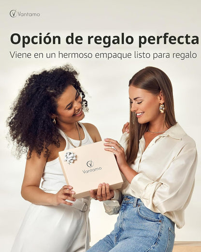 Bolsos Vantamo para mujer con forma de media luna con protección RF...