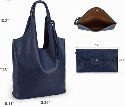 Montana West Bolsos estilo hobo holgados para mujer, bolsos de homb...
