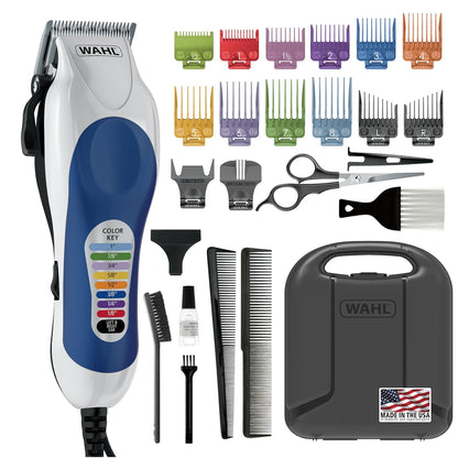 Juego de rasuradora de cabello completo Wahl Color Pro con accesori...