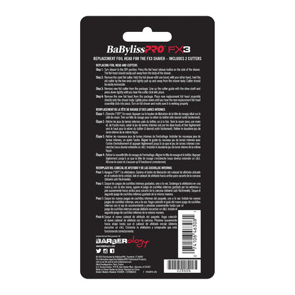 Colección de afeitadoras BaBylissPRO Barberology FX3