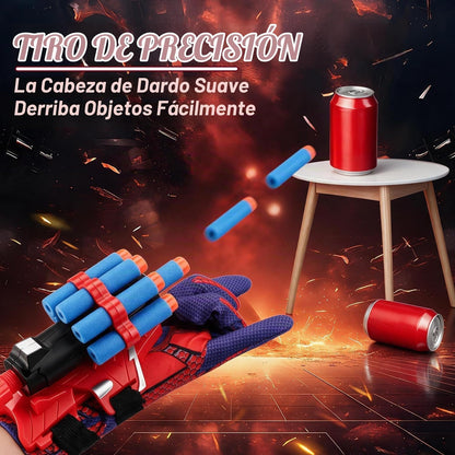 2 juegos de tiradores de telaraña, decoraciones de fiesta de Hallow...
