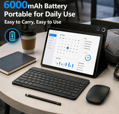 Jeazans Tablet Android 16 de 10.1 pulgadas, paquete de tableta 2 en...
