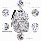 Mochila para pañales, bolsas de pañales para bebés, niñas y niños,...