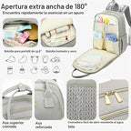 AIJIEKE Mochila para pañales, Mochila para pañales multifuncional g...