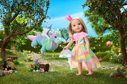 American Girl WellieWishers - Juego de muñecas Camille de 14.5 pulg...