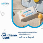 WaterWipes Sensitive+ Toallitas para recién nacidos y bebés, 3 en 1...