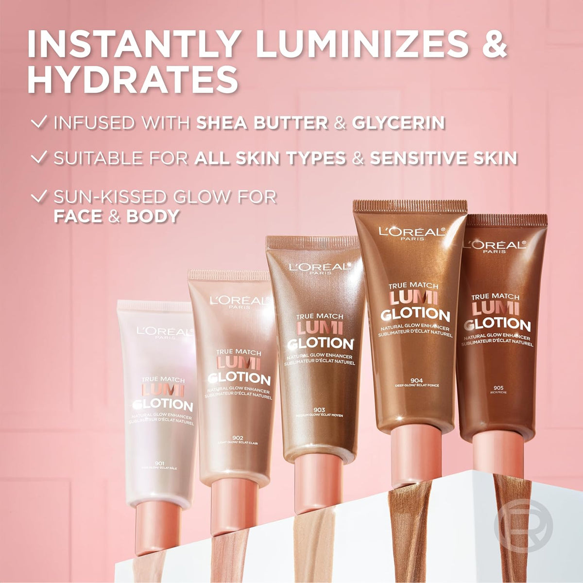 L'Oréal Paris True Match Lumi Glotion - Paquete de luz y luz ju...