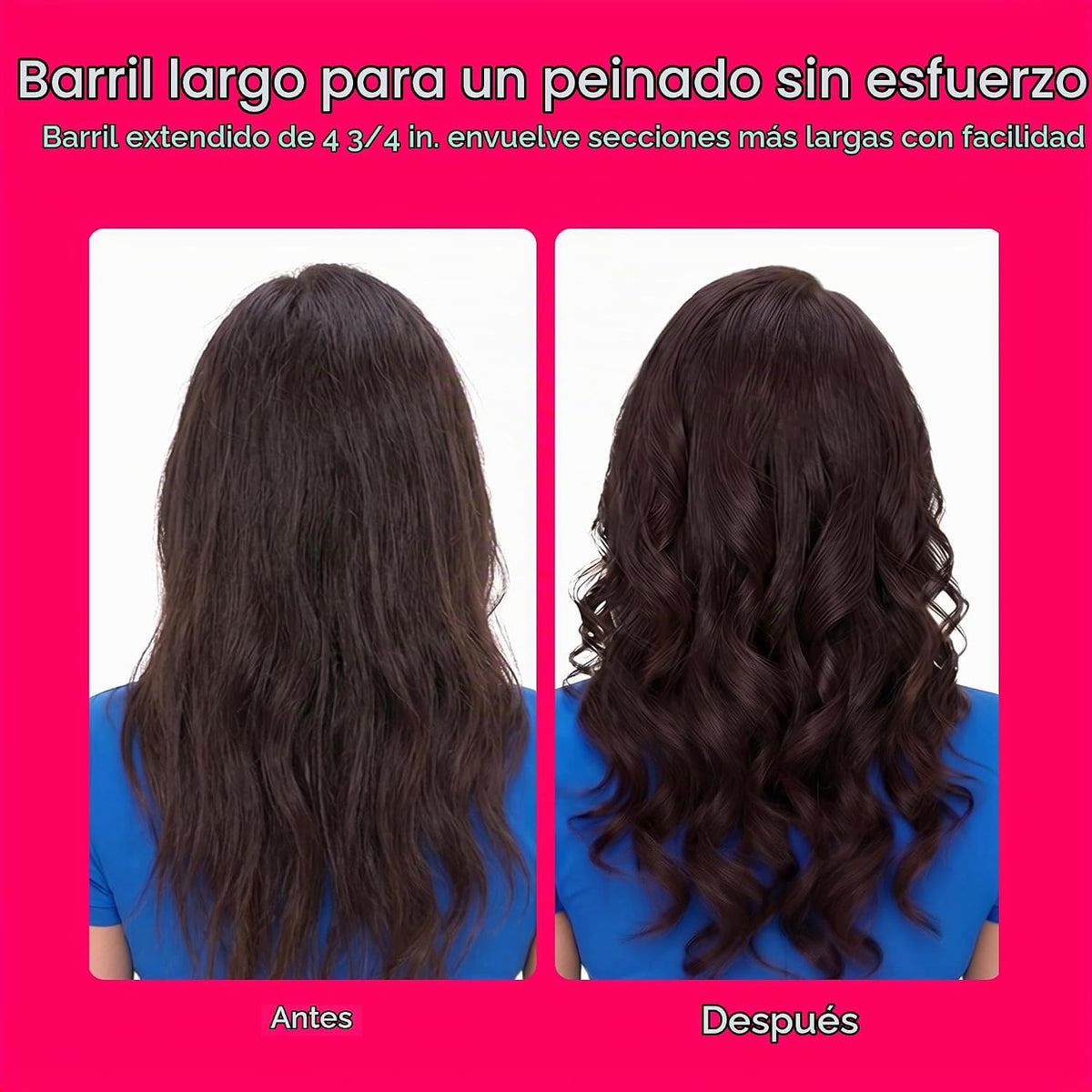 Conair - Plancha rizadora, doble cerámica, barril de 1 1\/4 pulgada...