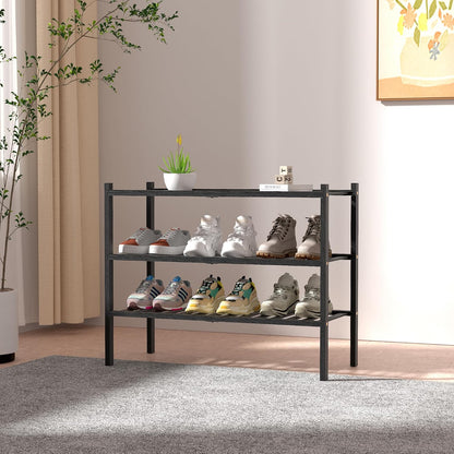 ROMGUAR CRAFT Zapatero de Bambú de 3 Niveles para Closet Independie...