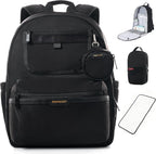 Momcozy Mochila para pañales para viajes y trabajo, impermeable y c...