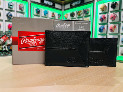 Rawlings | Colección de carteras plegables para hombre | Cuero Genu...