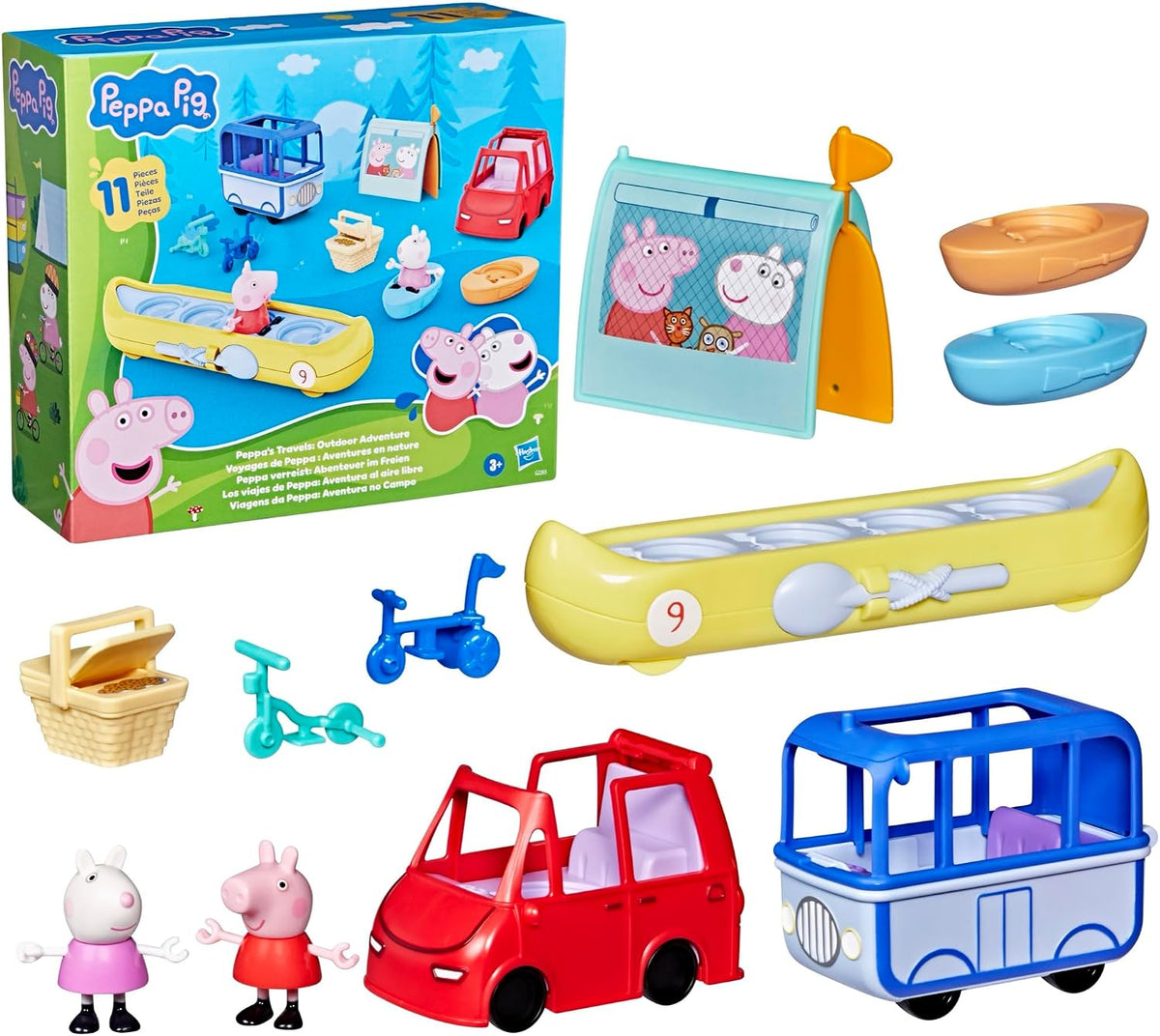 Peppa Pig Peppa's Travels: juego de aventura al aire libre, 2 f...