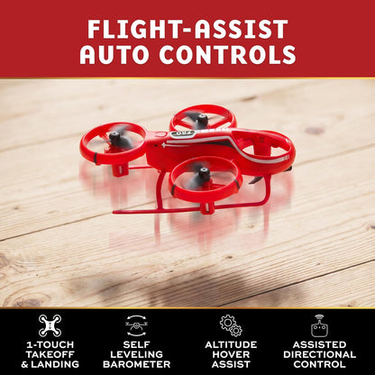 FAO Schwarz Mini dron Stealth, avión cuadricóptero RC para principi...