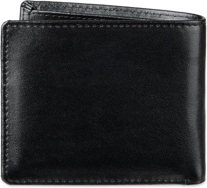 Calvin Klein Billetera plegable minimalista de cuero RFID para homb...