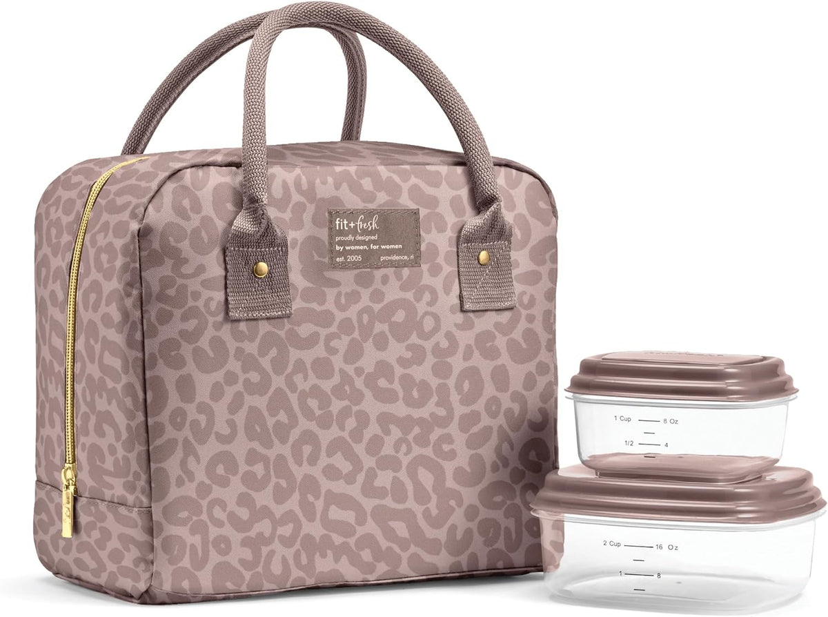 Fit &amp; Fresh - Lonchera Bloomington para mujeres - Lonchera gran...